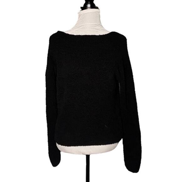 Elan Boatneck Sweater Black Size Small - Picture 1 of 9